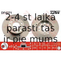 Bremžu diski TRW DF4271