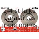 Bremžu diski TRW DF4275S