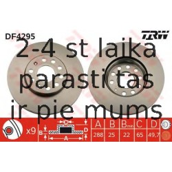 Bremžu diski TRW DF4295