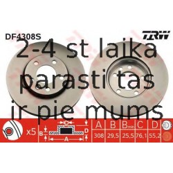 Bremžu diski TRW DF4308S
