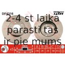 Bremžu diski TRW DF4316