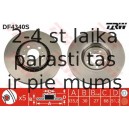 Bremžu diski TRW DF4340S