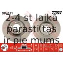 Bremžu diski TRW DF4351