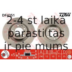 Bremžu diski TRW DF4351