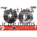 Bremžu diski TRW DF4359