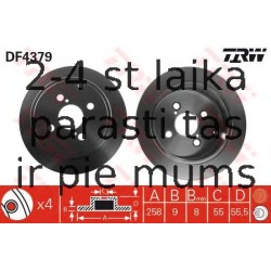 Bremžu diski TRW DF4379