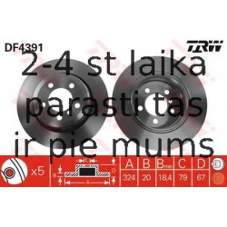 Bremžu diski TRW DF4391