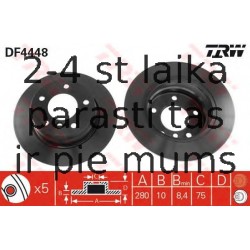 Bremžu diski TRW DF4448