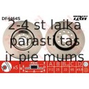 Bremžu diski TRW DF4464S