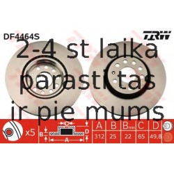 Bremžu diski TRW DF4464S