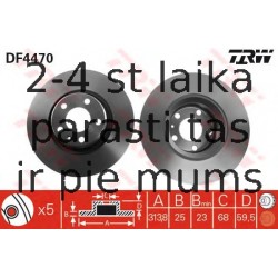 Bremžu diski TRW DF4470