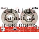 Bremžu diski TRW DF4476