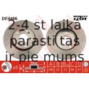 Bremžu diski TRW DF4486