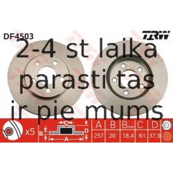Bremžu diski TRW DF4503