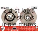 Bremžu diski TRW DF4748S