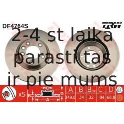 Bremžu diski TRW DF4764S