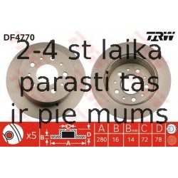 Bremžu diski TRW DF4770