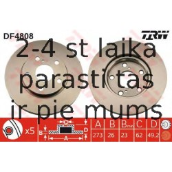 Bremžu diski TRW DF4808