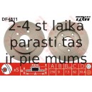 Bremžu diski TRW DF4811