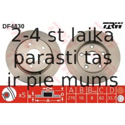 Bremžu diski TRW DF4830