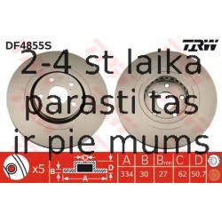 Bremžu diski TRW DF4855S