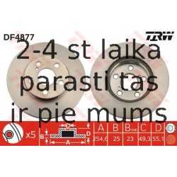 Bremžu diski TRW DF4877