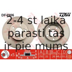 Bremžu diski TRW DF4906