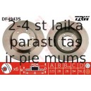 Bremžu diski TRW DF4943S