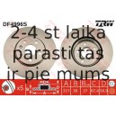 Bremžu diski TRW DF4996S