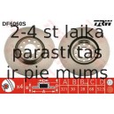 Bremžu diski TRW DF6060S