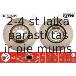 Bremžu diski TRW DF6060S