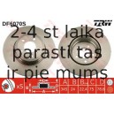 Bremžu diski TRW DF6070S