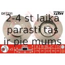 Bremžu diski TRW DF7231