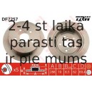 Bremžu diski TRW DF7257