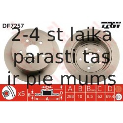 Bremžu diski TRW DF7257