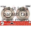 Bremžu diski TRW DF7340