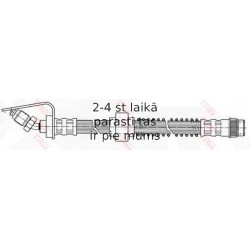 Bremžu šļūtene TRW PHB423