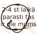 Indikators, Bremžu uzliku nodilums TRW GIC210