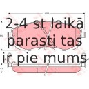 Bremžu uzliku kompl., Disku bremzes TRW GDB1003