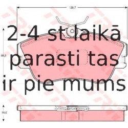 Bremžu uzliku kompl., Disku bremzes TRW GDB1092