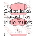 Bremžu uzliku kompl., Disku bremzes TRW GDB1108