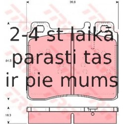 Bremžu uzliku kompl., Disku bremzes TRW GDB113