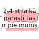 Bremžu uzliku kompl., Disku bremzes TRW GDB1182