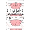 Bremžu uzliku kompl., Disku bremzes TRW GDB1215