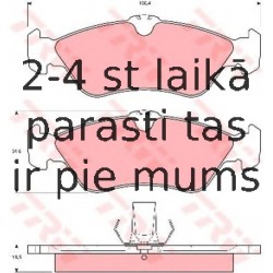 Bremžu uzliku kompl., Disku bremzes TRW GDB1263