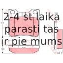 Bremžu uzliku kompl., Disku bremzes TRW GDB1276