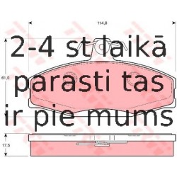 Bremžu uzliku kompl., Disku bremzes TRW GDB1280