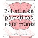 Bremžu uzliku kompl., Disku bremzes TRW GDB1285