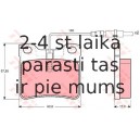 Bremžu uzliku kompl., Disku bremzes TRW GDB1289