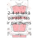 Bremžu uzliku kompl., Disku bremzes TRW GDB1314